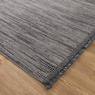 Berno Charcoal Loop Rug - B005