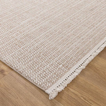 Berno Ivory Beige Loop Rug - B008