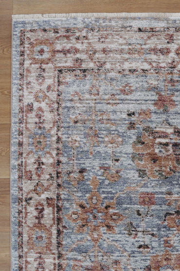 Baltimore Roanoke Transitional Blue Rug