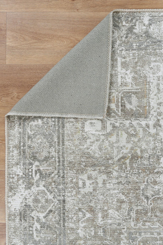 Babylon Nuzi Neutral Washable Rug - VTL1190-01
