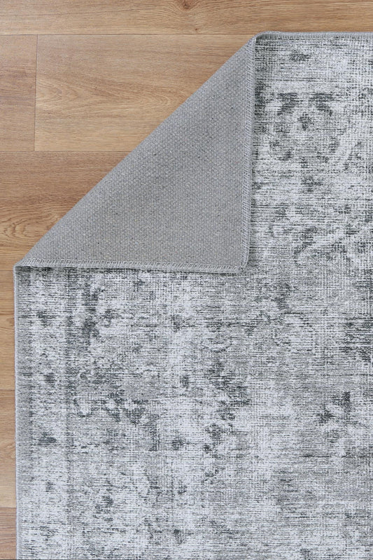 Babylon Tuttul Grey Washable Rug - VTL1191-01