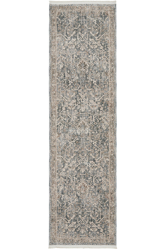 Bodrum Alvin Blue Runner Rug