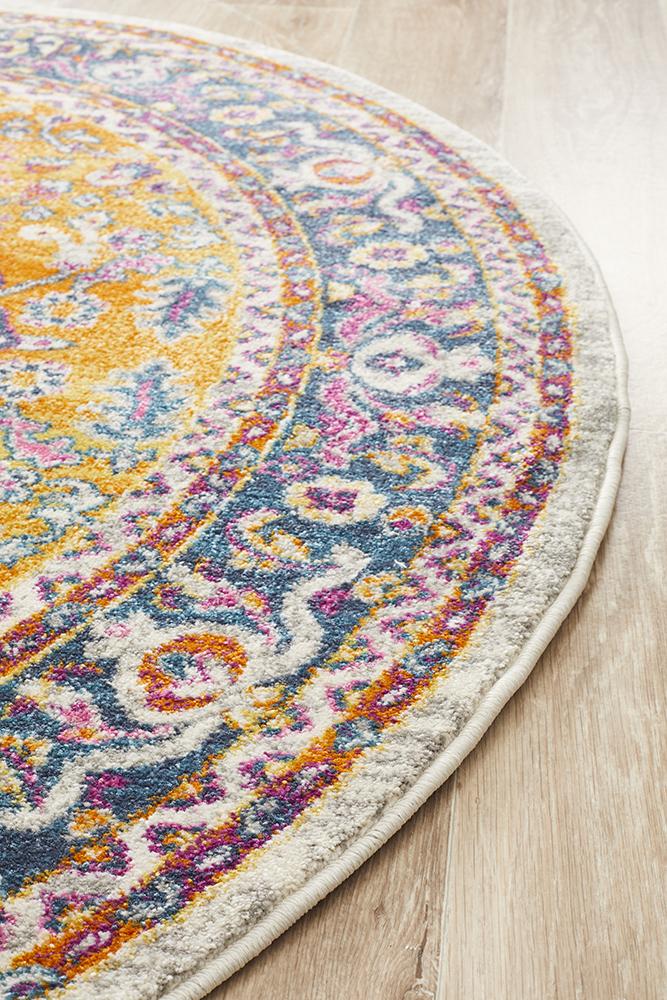 Babylon 207 Multi Round Rug