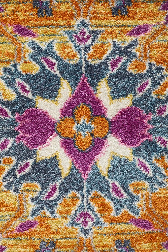 Babylon 210 Rust Round Rug