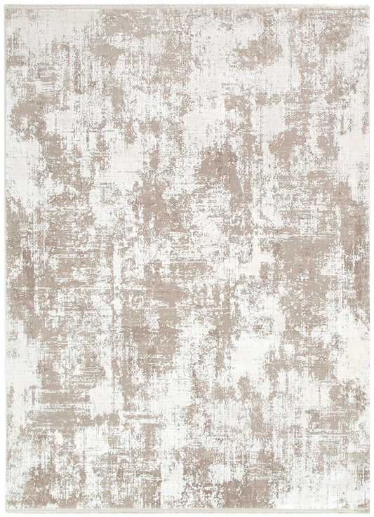 Chateau Distressed Beige and White Rug - CH07