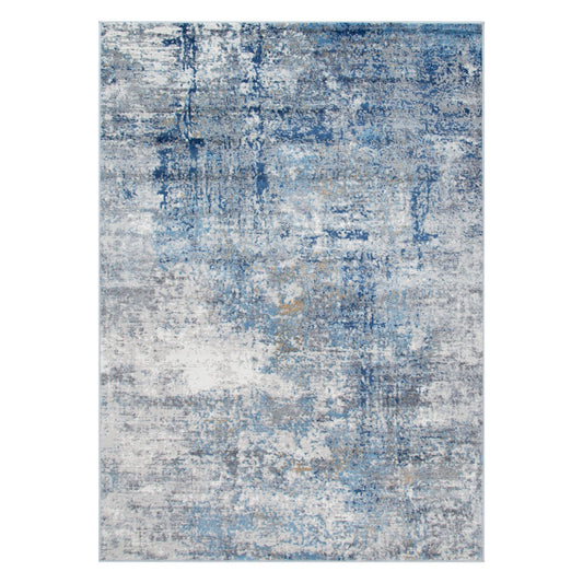 Expressions Navy Blue Modern Rug - EX11