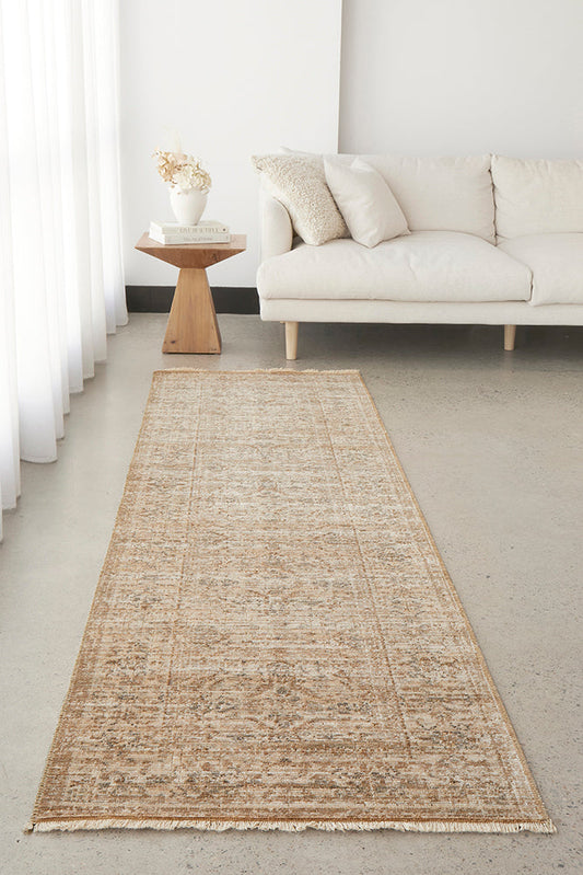 Heritage 04 Ivory Runner Rug