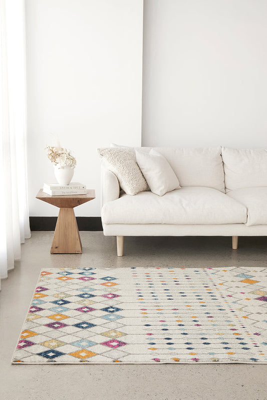 Mirage Peggy Tribal Morrocan Style Multi Rug