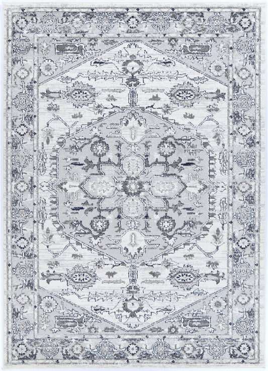 Provence Gaul Traditional Grey & Cream Rug – PROV08