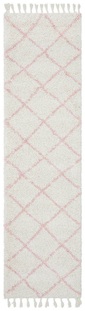 Saffron 22 Pink Runner Rug