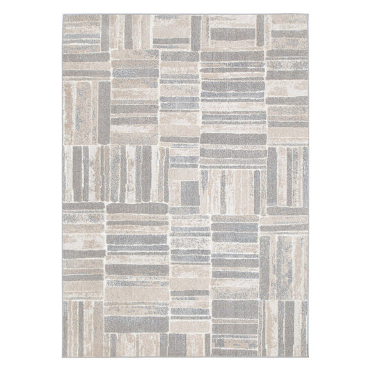 Santana Tetris Neutral Rug - SANTA04