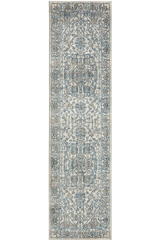 Sasha Blue Runner Rug