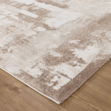 Wellington Abstract Wash Brown Rug - W007