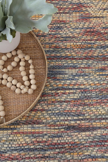 Copacabana Chevron Multi Wool Rug