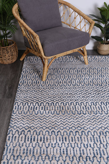 Amritsar Camphils Navy Tribal Rug