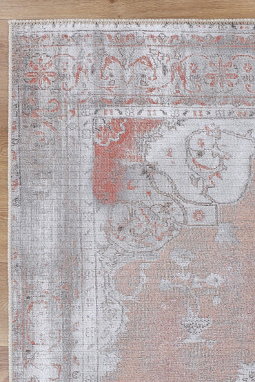 Babylon Isin Terracotta Washable Rug - VTL1192-04
