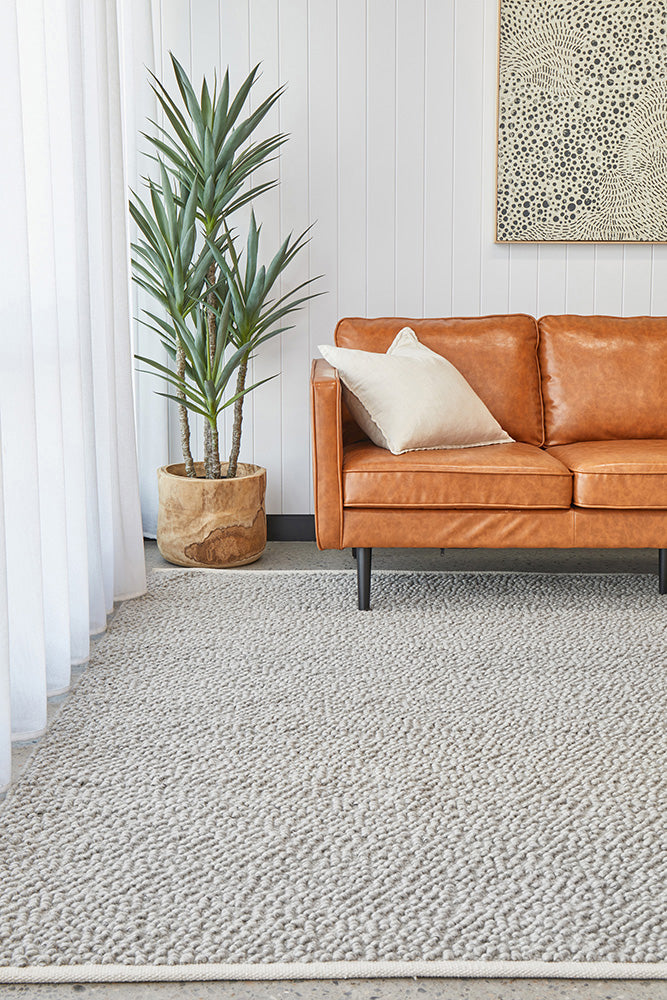 Grey Rug Melbourne Boucle Grey Rug – Melbourne Rugs