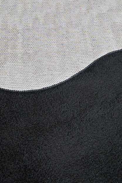 Evelyn Black Runner Rug
