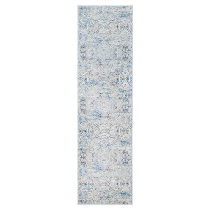 Expressions Navy Blue Ikat Rug - EX06