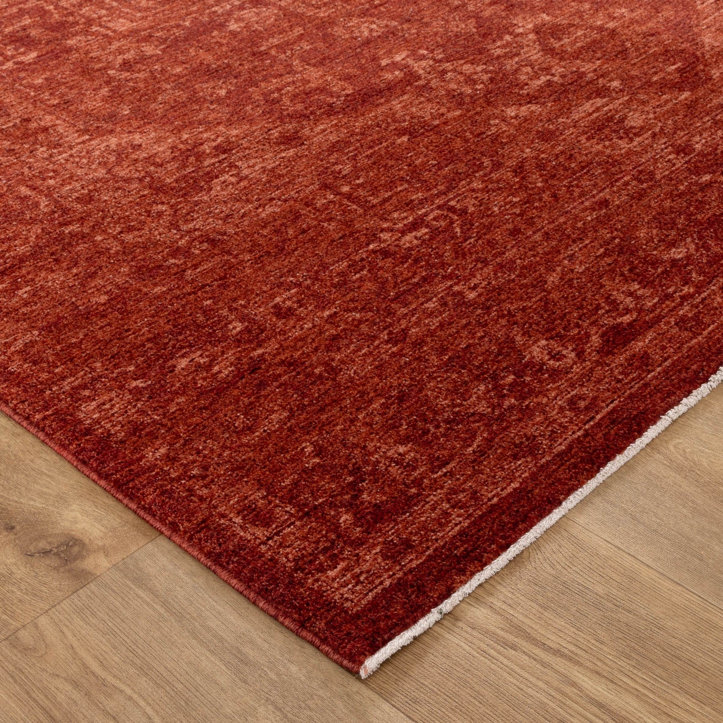 Heritage Distressed Medallion Rust Rug - H101