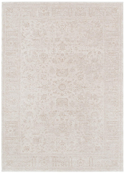 Heritage Distressed Border Beige Rug - H106
