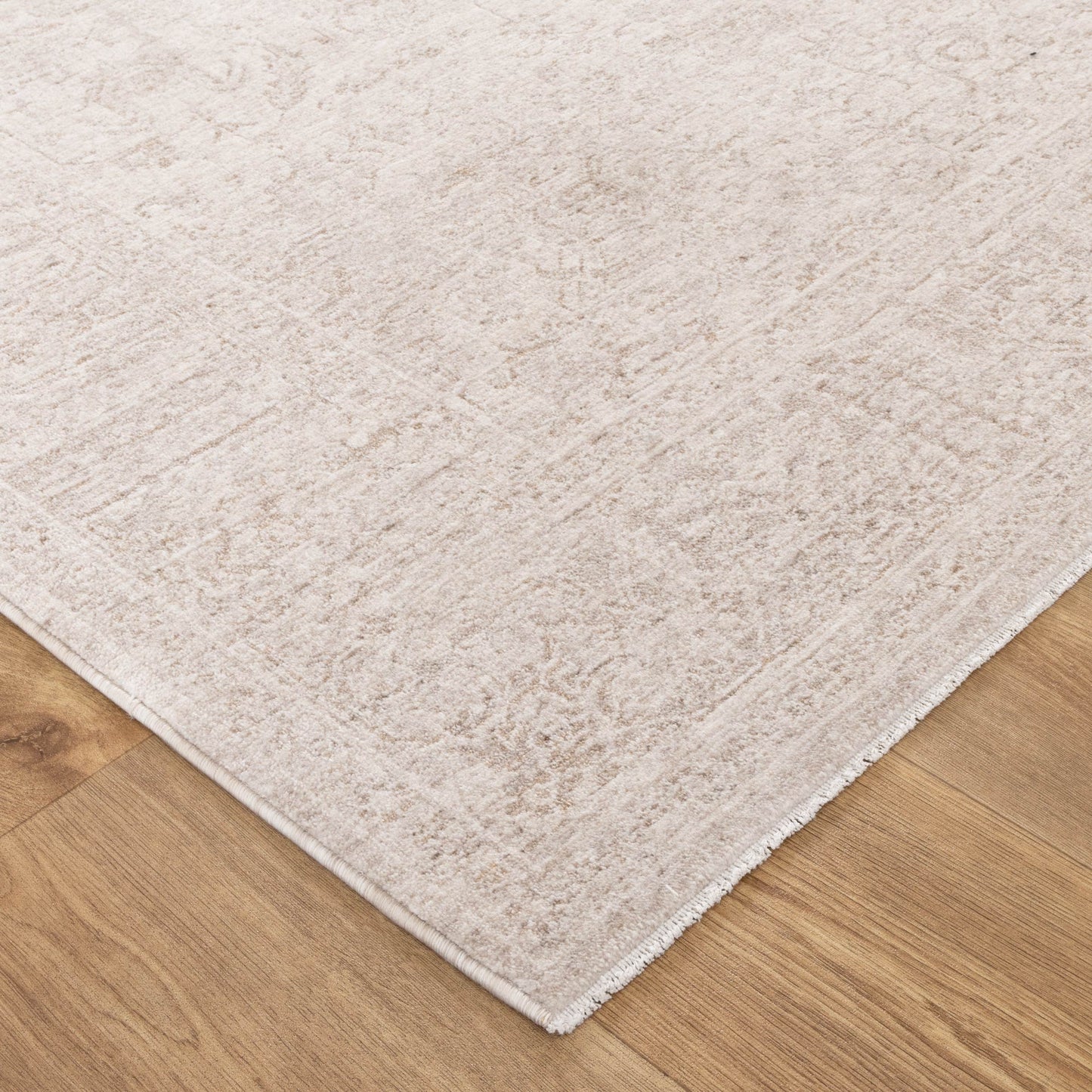 Heritage Distressed Border Beige Rug - H106