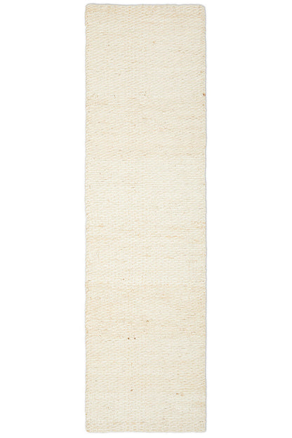 Hive White Runner Rug
