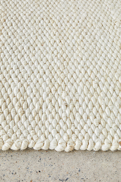 Hive White Rug