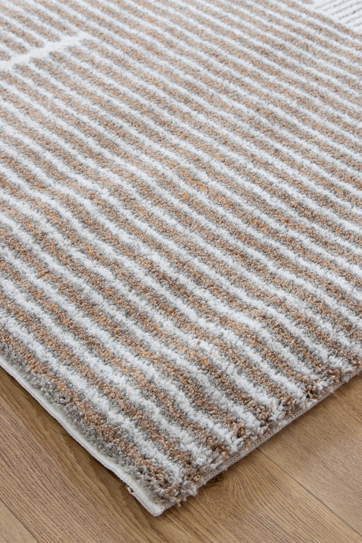 Grey Rug Melbourne Indulgence Geo Lines Beige Grey Rug - INDU002 – Melbourne Rugs