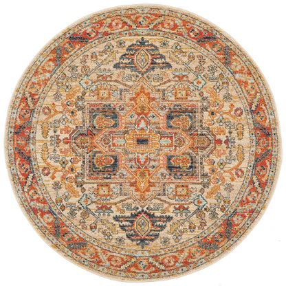 Legacy 850 Rust Round Rug