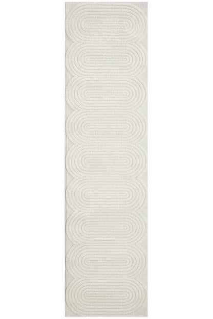 Lotus Carl White Rug