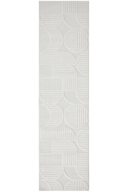 Lotus Leo White Rug