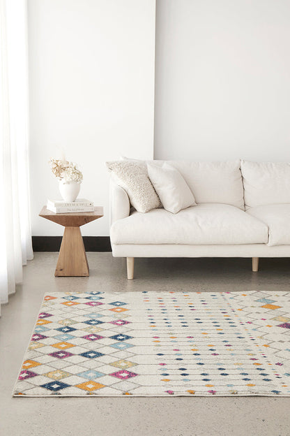 Mirage Peggy Tribal Morrocan Style Multi Rug