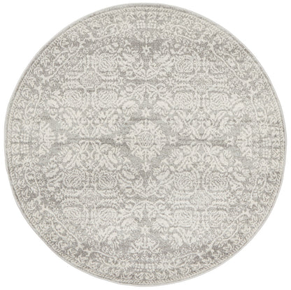 Mirage Gwyneth Stunning Transitional Silver Round Rug