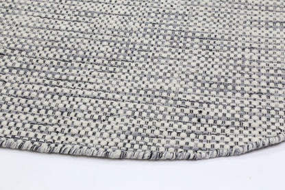 Round Grey Rug Wool Nordic Grey Reversible Wool Round Rug – Melbourne Rugs