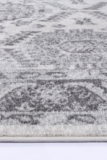 Provence Cosquer Cream Grey Traditional Rug - PROV03