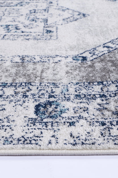 Provence Estve Navy Cream Ancient Rug - PROV24