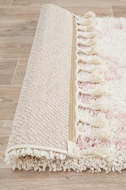 Saffron 33 Pink Runner Rug