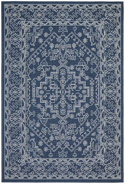 Seaside 5555 Navy Rug