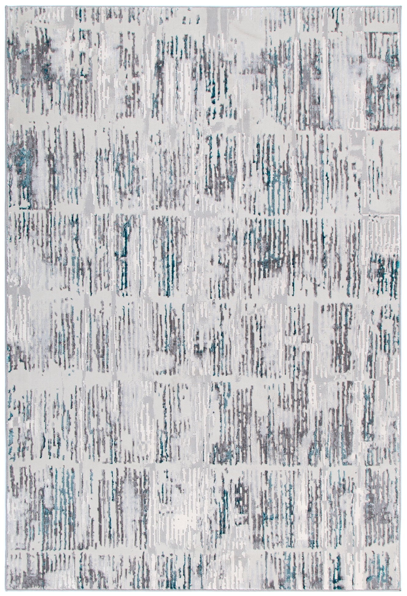 Grey Rug Melbourne V002: Vestige Abstract Grey Blue Rug – Melbourne Rugs