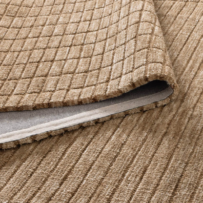Canyon Warm Sand Carved Rug - CANYON03